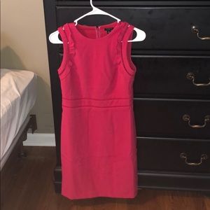 Hot pink. Ann Taylor dress. Petite